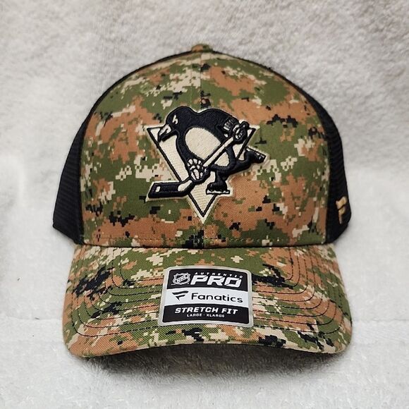 Fanatics Other - Fanatics Pittsburgh Penguins Digital Camo Trucker L/XL Stretchfit Hat - New